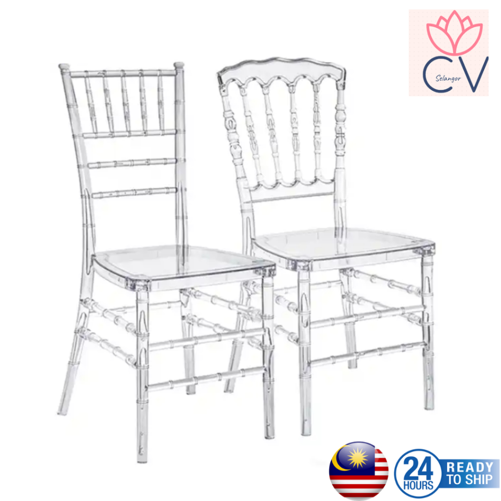 Ghost Chiavari Chair Wedding Chair Kerusi Kenduri Jamuan Kahwin