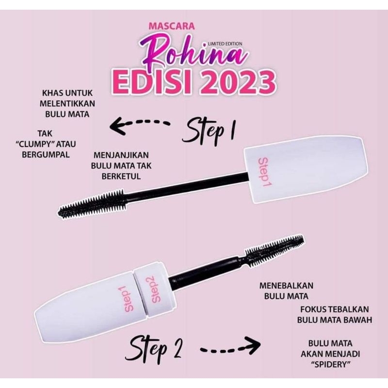 ROHINA MASCARA 2023 🔥ORIGINAL🔥 Fast Shipping Shopee Malaysia