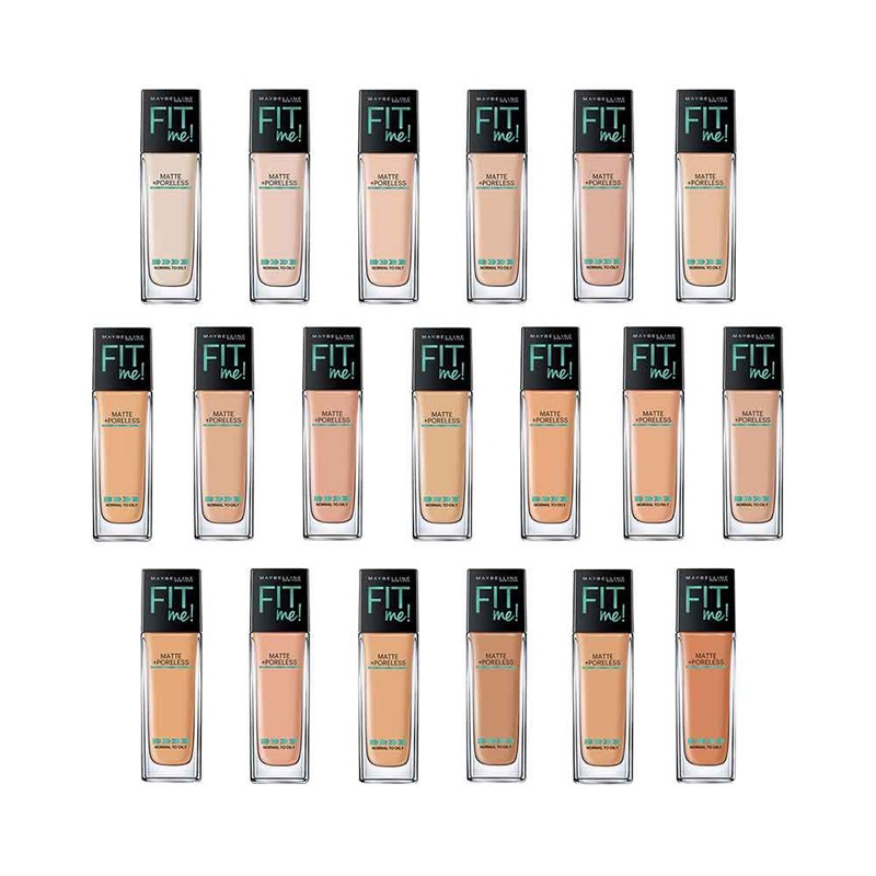 New fitme matte+pore less foundation with pump-pam(30ml) | Shopee Malaysia