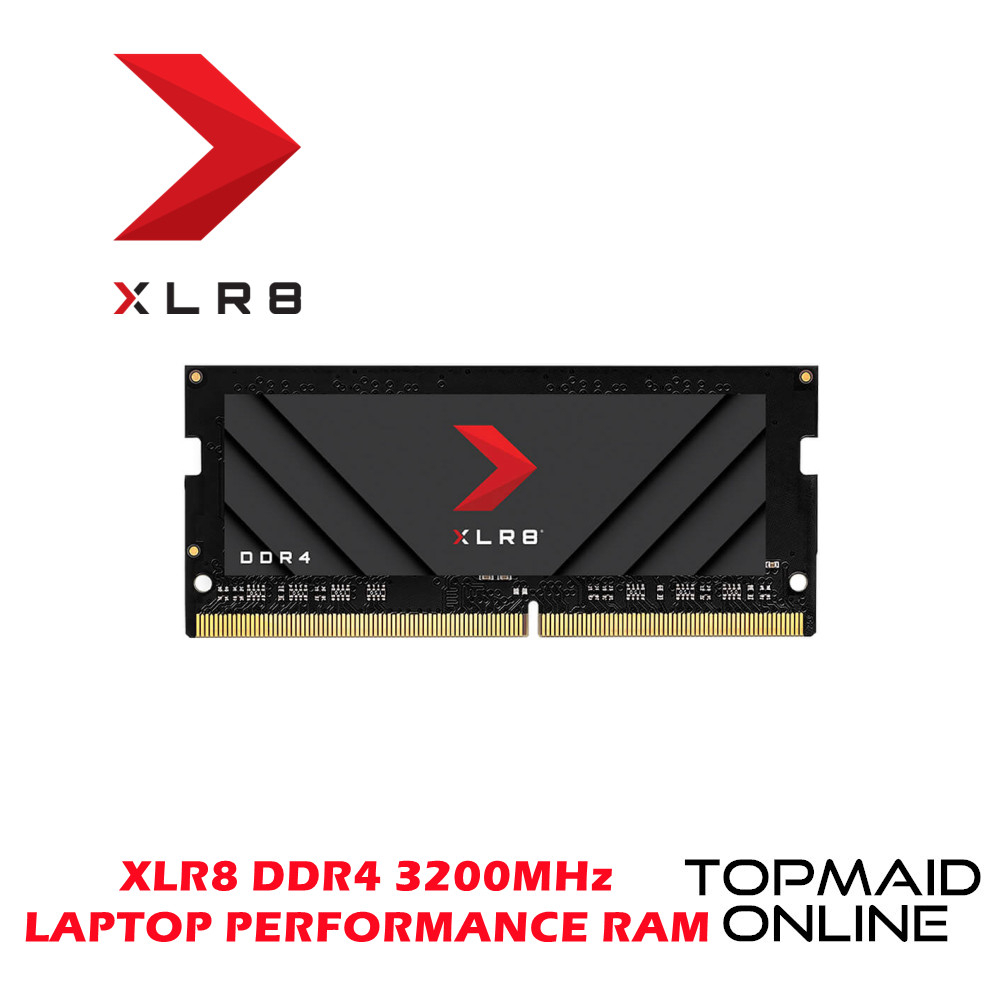 PNY XLR8 GAMING 8GB / 16GB DDR4 3200MHz LAPTOP GAMING PERFORMANCE RAM ...