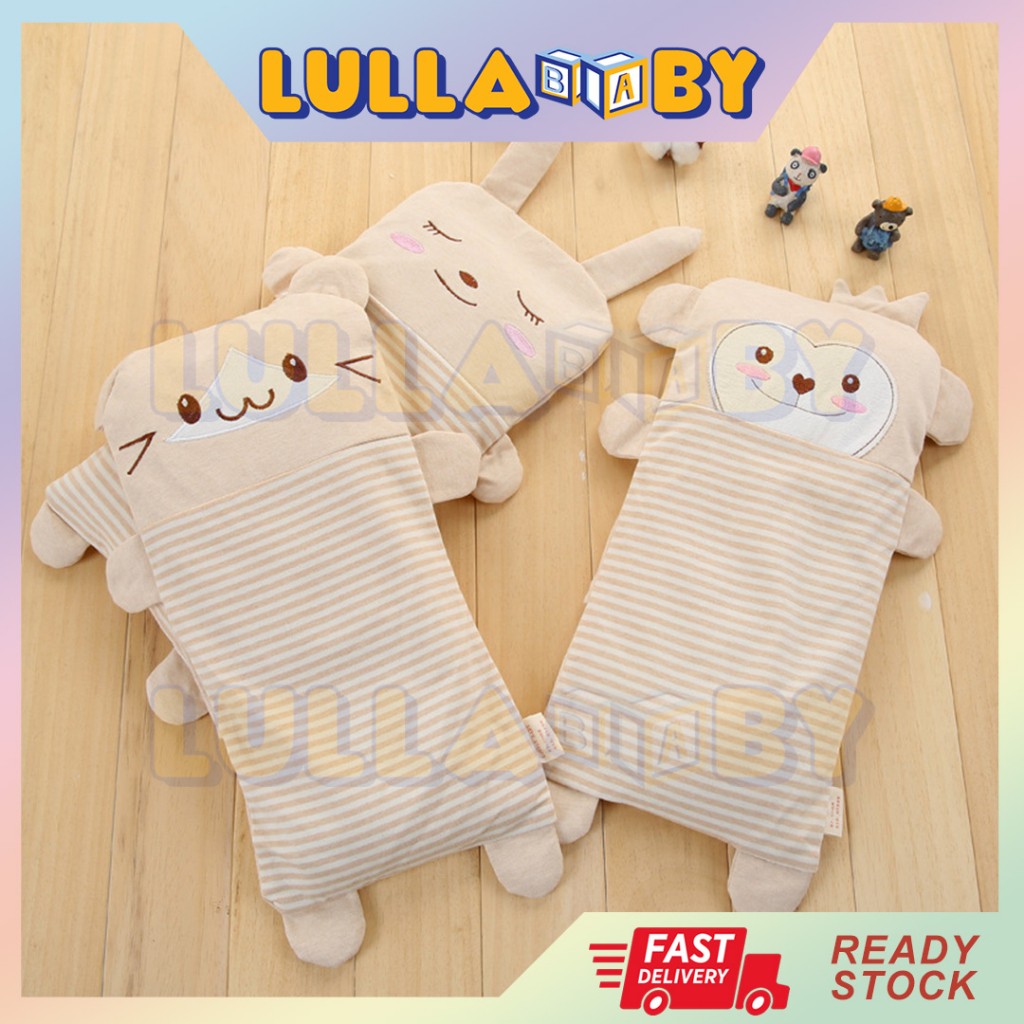🔥READY STOCK🔥Baby Buckwheat Pillow Children Cotton Animal Cartoon