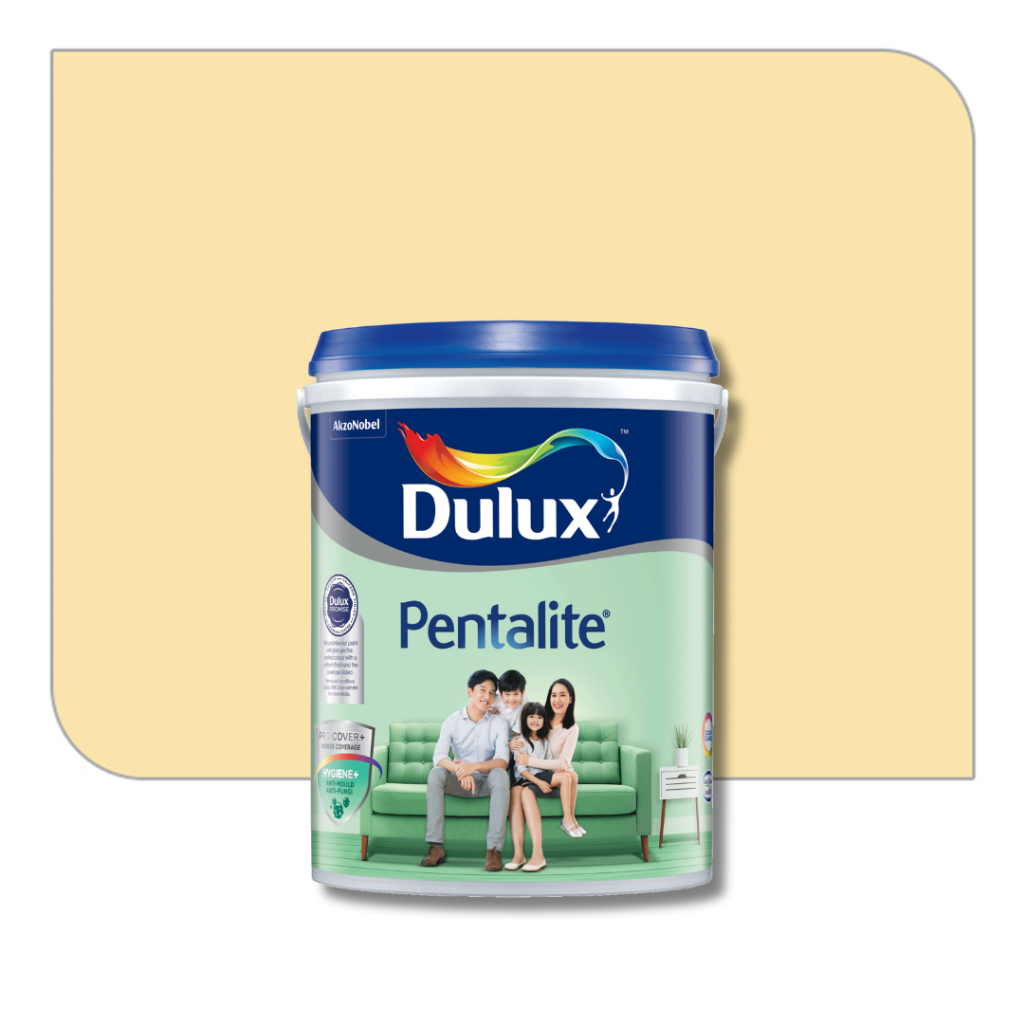 Dulux Pentalite - Interior Wall Paint (Pastel Yellow Colours) | Shopee