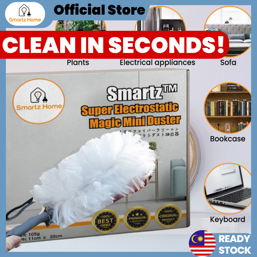 Smartz Home Super Electrostatic Magic Duster Mini Duster Car Duster Penyapu Mini Penyapu Habuk 6862