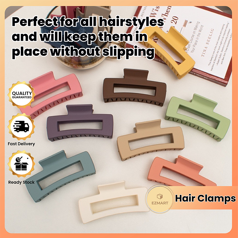 2023 New Arrivals Korean Style Acrylic Big Size Hair Clamps Women Pure ...