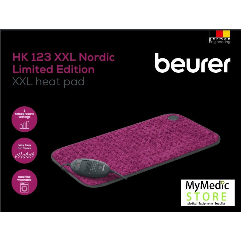 (Original) Beurer HK 123 Cosy XXL heat pad (Warranty 3 Years) Shopee