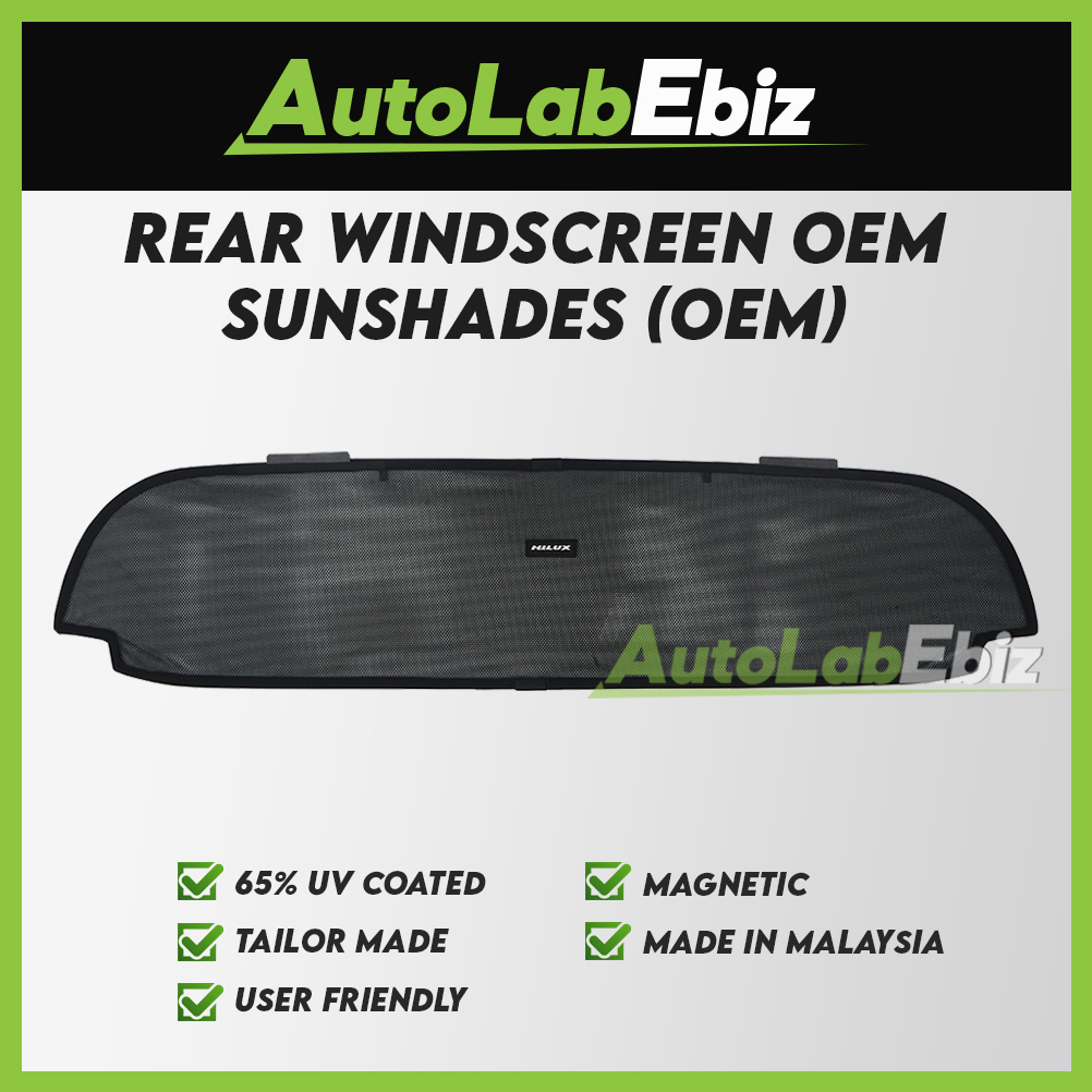 Toyota Hilux Revo 2016-2023 NinjaShades Plus Rear Windscreen OEM ...