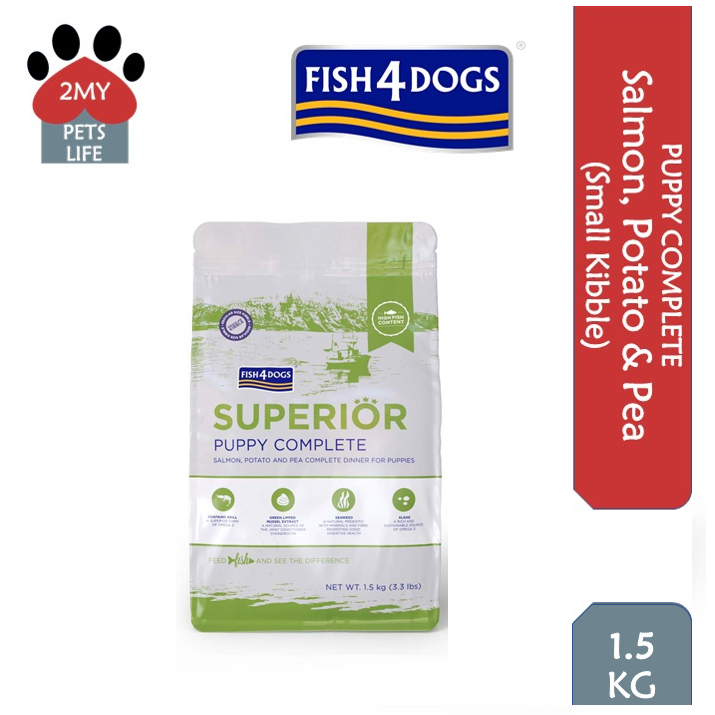 Fish4Dogs Superior Puppy Complete with Salmon Dog Dry Food (Small
