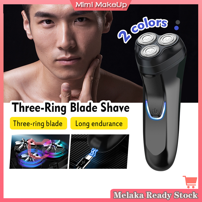 Black/Blue Stone Electric Shaver Man 3D Trimmer Shaver Type-C ...