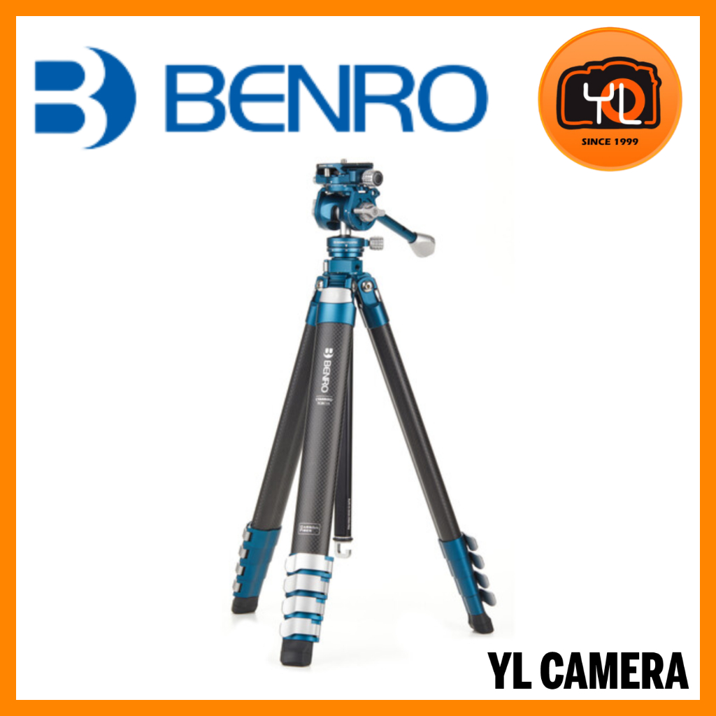 Benro CyanBird Carbon Fiber 5 Section Tripod W/FS20 PRO 2 In 1 Head ...