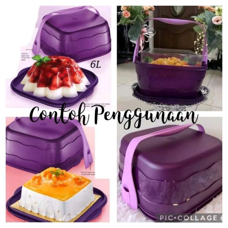 Fresh & Fancy Cake Carrier 6L Shopee Malaysia