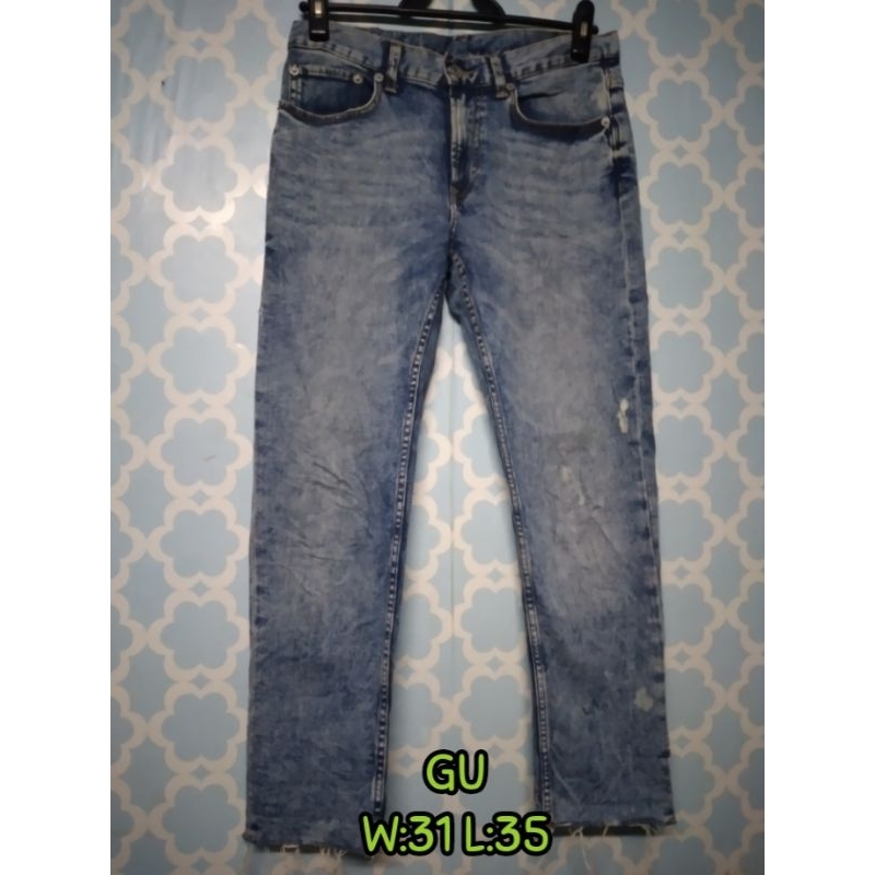 Branded Bundle Jeans Uniqlo GU Shopee Malaysia