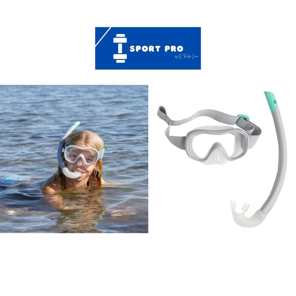 Decathlon / Snorkelling Kit / Mask & Snorkel With Waterproof Bag