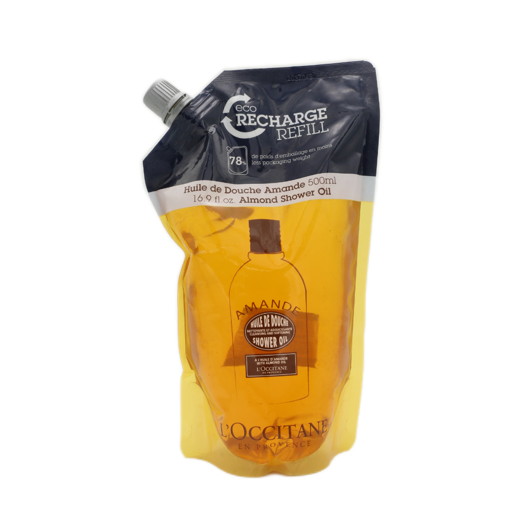 L'OCCITANE Almond Shower Oil Eco Refill 500ml Shopee Malaysia