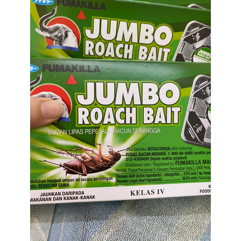 Jumbo roach bait / Umpan lipas pepejal / Fumakilla | Shopee Malaysia