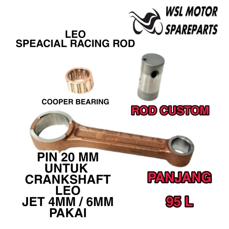 EX5 CLASS 1 RACING CONNECTING ROD CUSTOM PIN 19MM LEO Shopee Malaysia