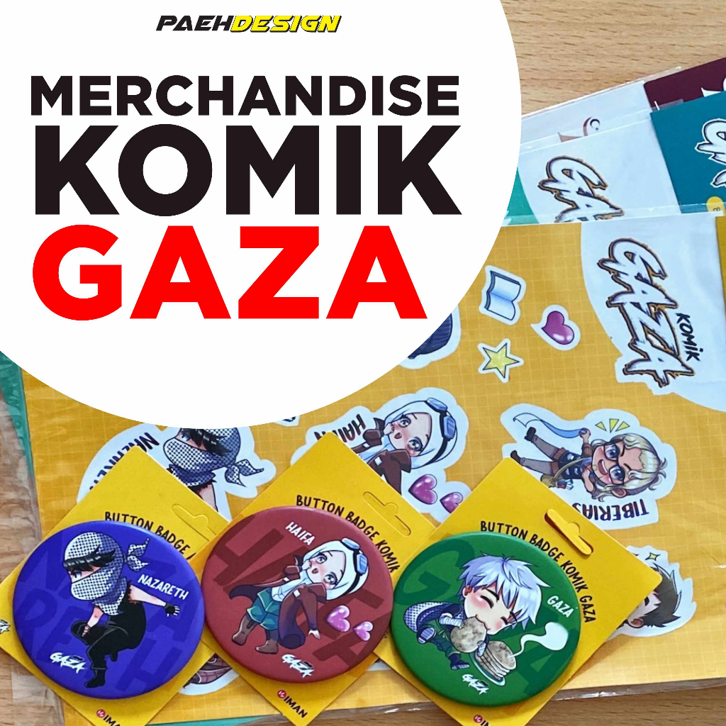 GAZA Button Badge & Stiker (READY STOCK) | Shopee Malaysia