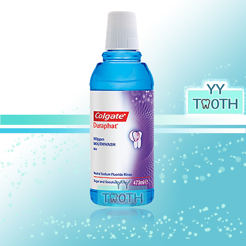 D16C Colgate Duraphat Mouthwash (Alcohol Free) 900ppm 473ml larutan