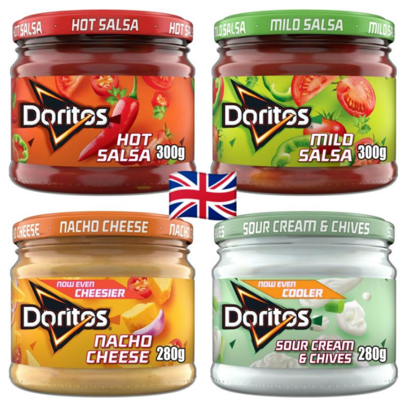 Doritos Salsa Dip 300g imported from UK 🇬🇧 Hot / Mild / Spicy Creamy ...