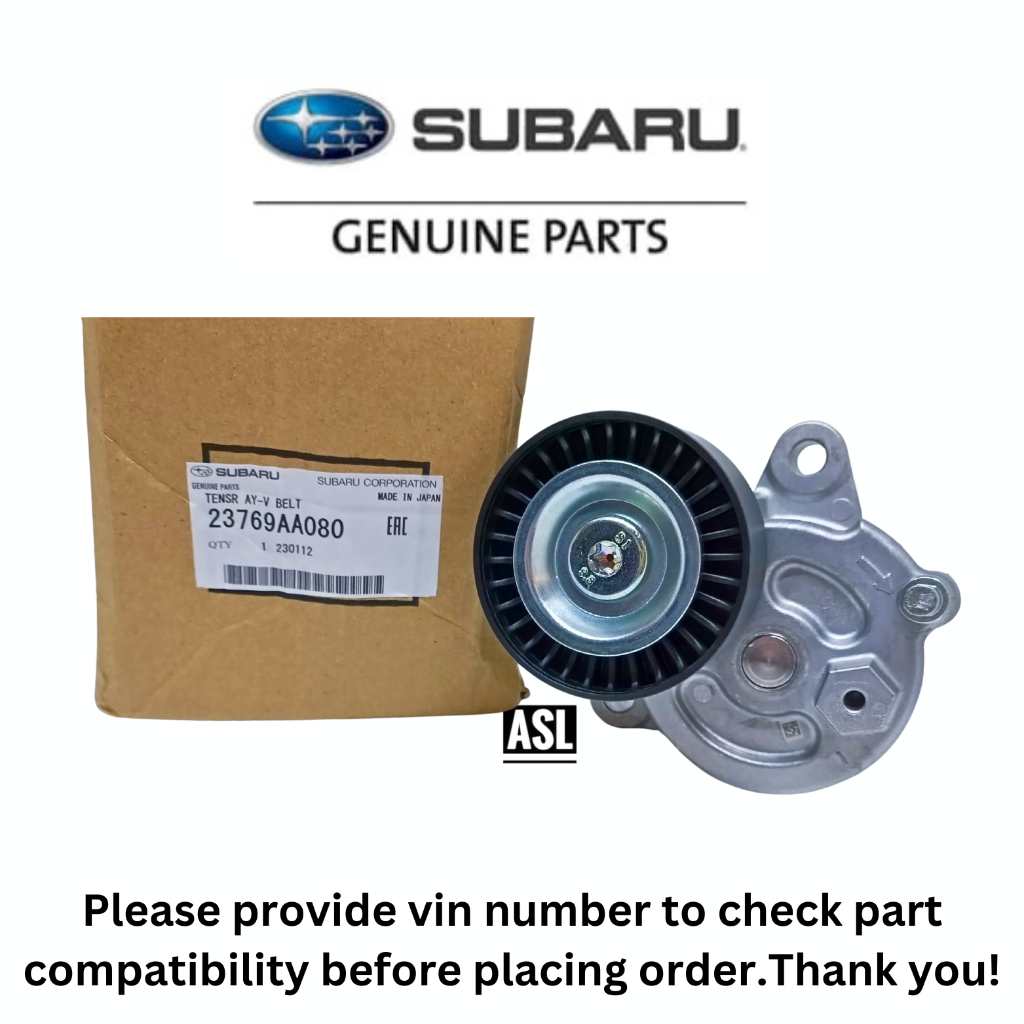 Genuine Subaru Tensioner Acessory Drive Belt 23769AA080 XV GT7 WRX FA24DIT Shopee Malaysia