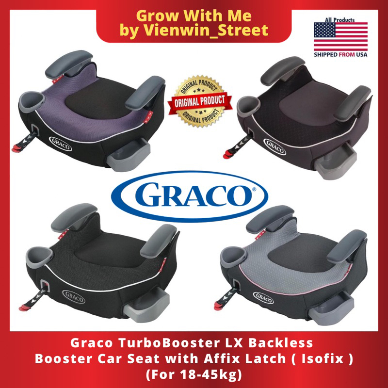🔥Ready🔥Graco TurboBooster LX Backless Booster with Affix Latch ( Isofix