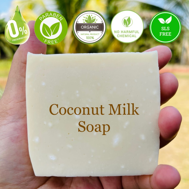 Coconut Milk Soap Eczema, Sensitive or Dry SLS & SLES FREE handmade organic natural