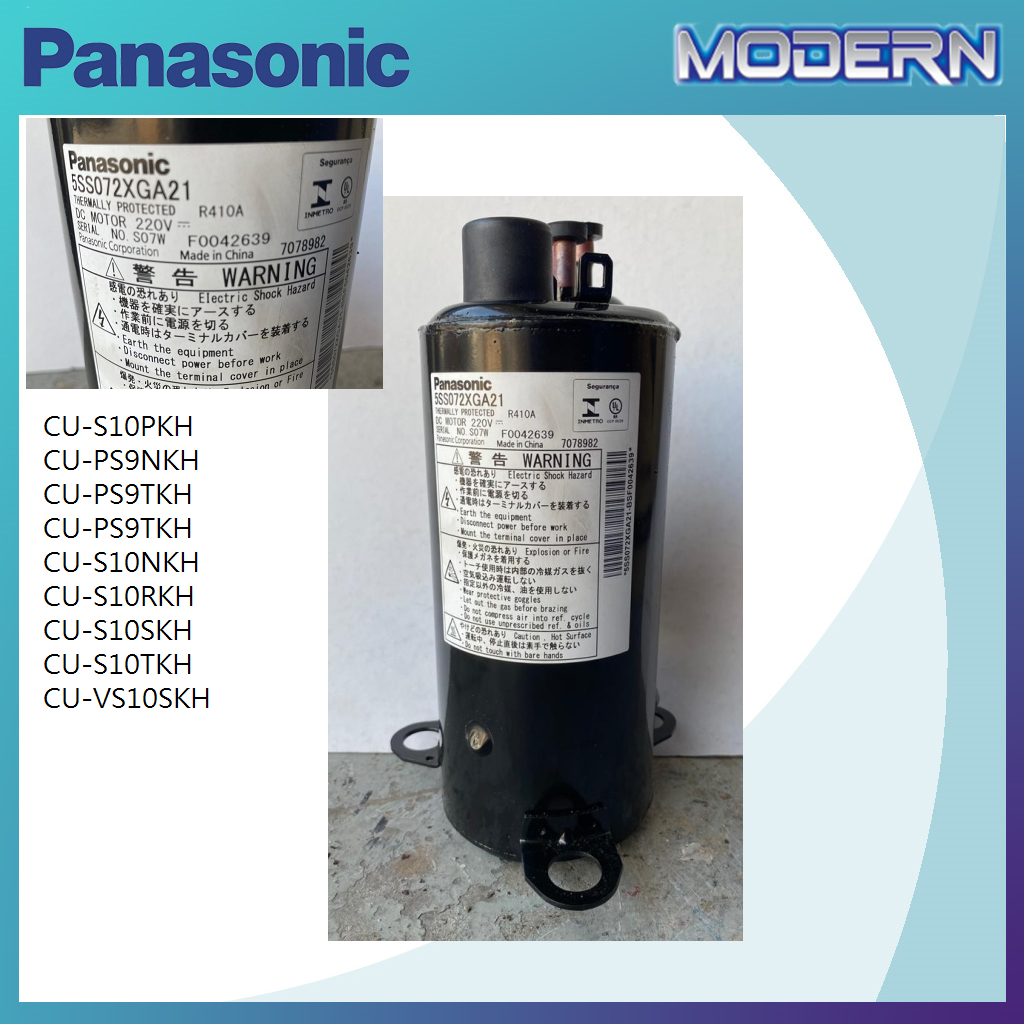 Panasonic air cond COMPRESSOR 5SS072XGA21 Shopee Malaysia