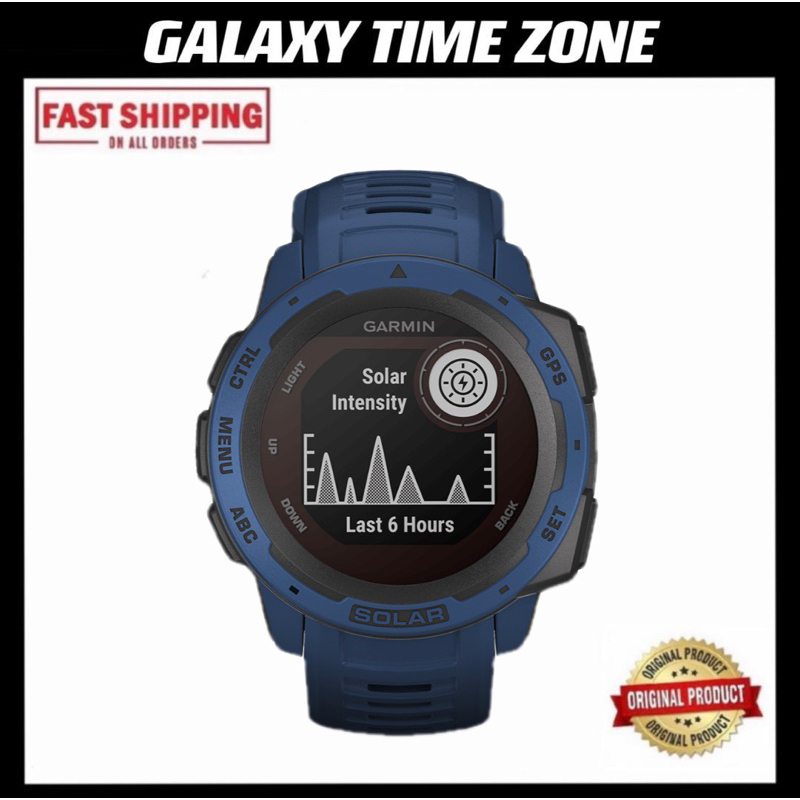 [Official Warranty] Garmin Instinct Solar (Rugged GPS Wearable Device ...