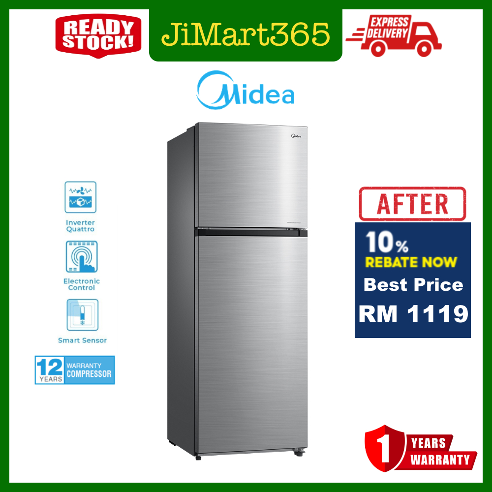 Midea 400L Inverter Quattro 2 Door Refrigerator - MDRT489MTB46-MY ...