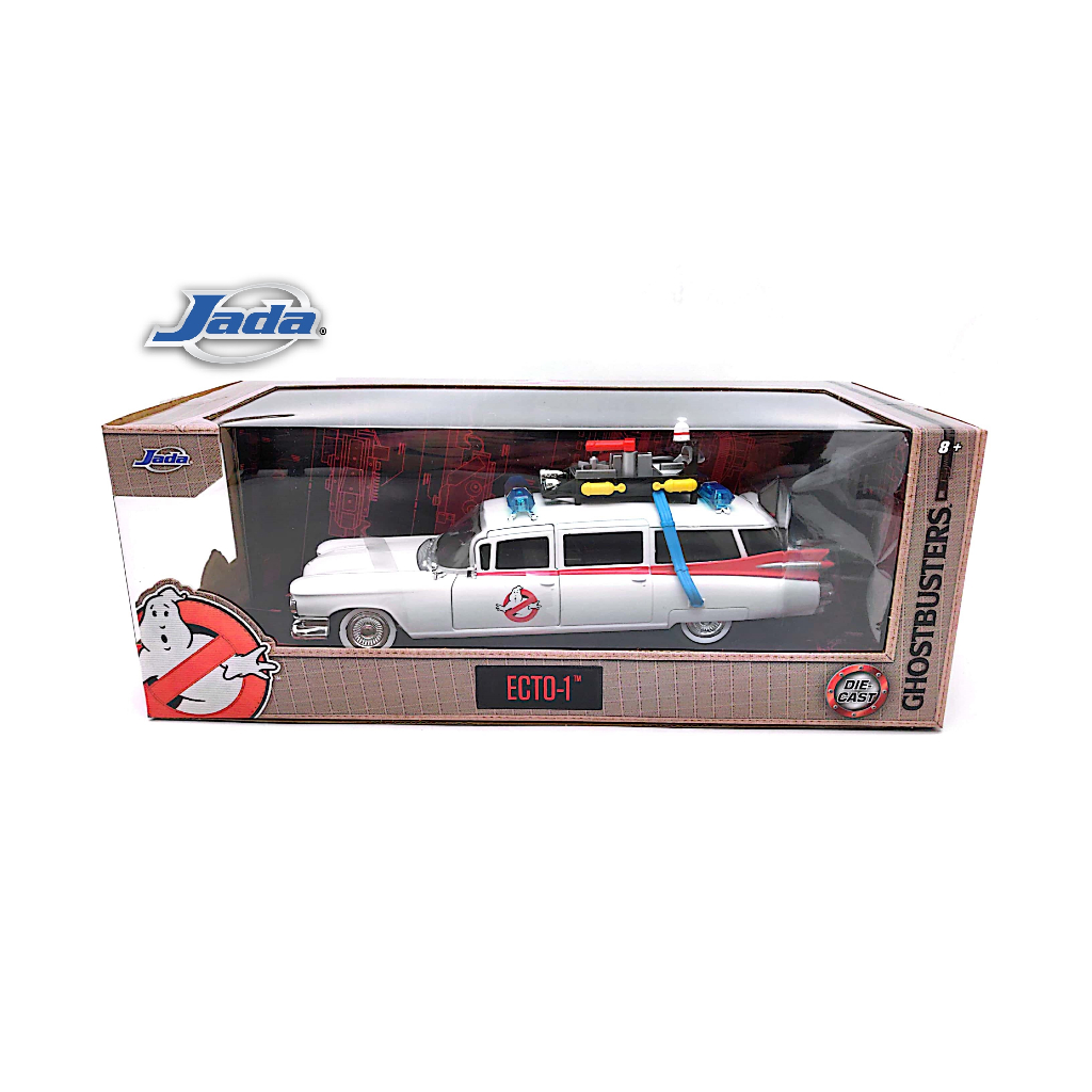 JADA 1 24 HOLLYWOOD RIDES METAL DIE CAST ECTO 1 GHOSTBUSTERS CAR WHITE MODEL COLLECTION 99731 Shopee Malaysia