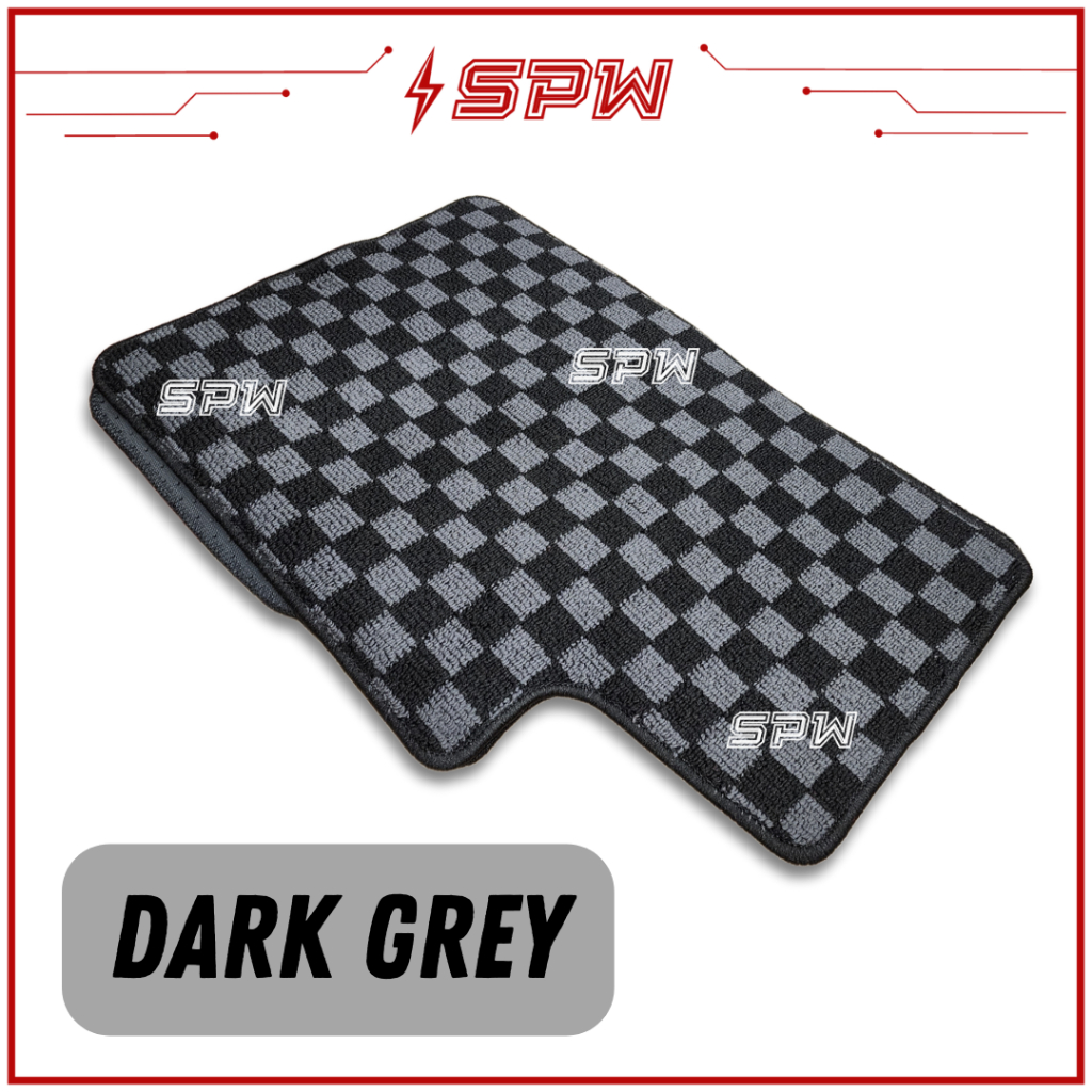 (Premium) Universal Carpet Dadu V2 Checkmate Dice Carpet Car Mat Premium Mat Karpet Thailand