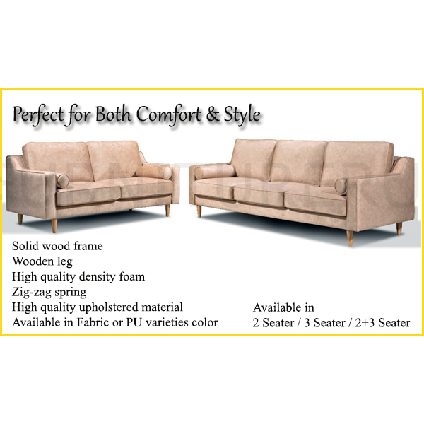 Premium Modern Sofa Promotion. Zanice Modern 2+3 Sofa. Delivery in