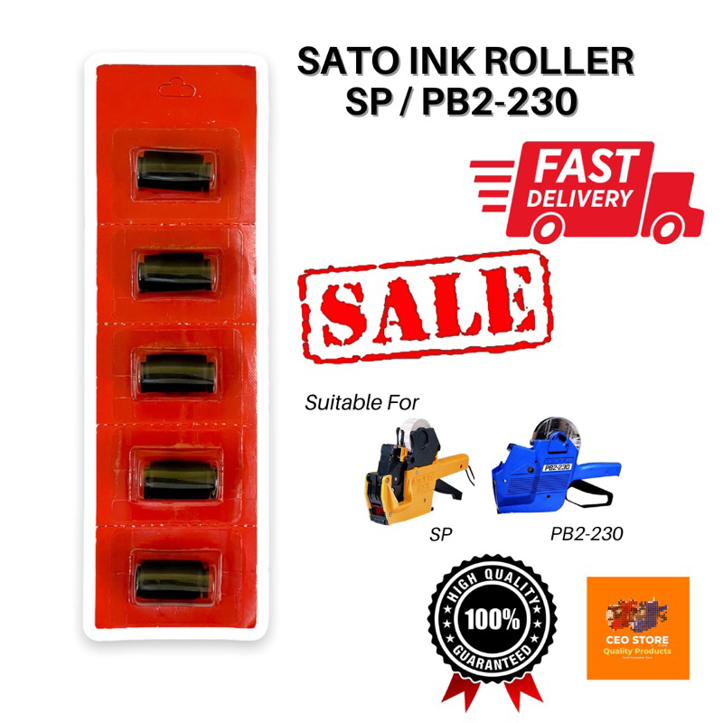 INK Roller Sato Reink Pb2 SP Ink 5pcs Price Gun Price Labeller Ink Sato ...