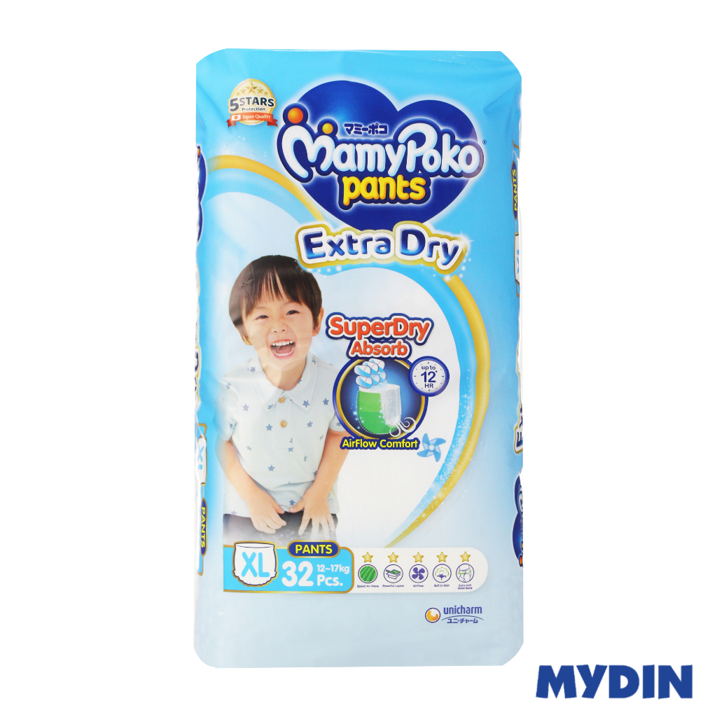 MamyPoko Pants Extra Dry Skin (L - XXXL Size)-MamyPoko Malaysia