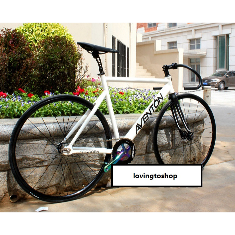 AVENTON Cordoba Racing Fixed Gear High end professional Super Racing Road Bike Lightweight