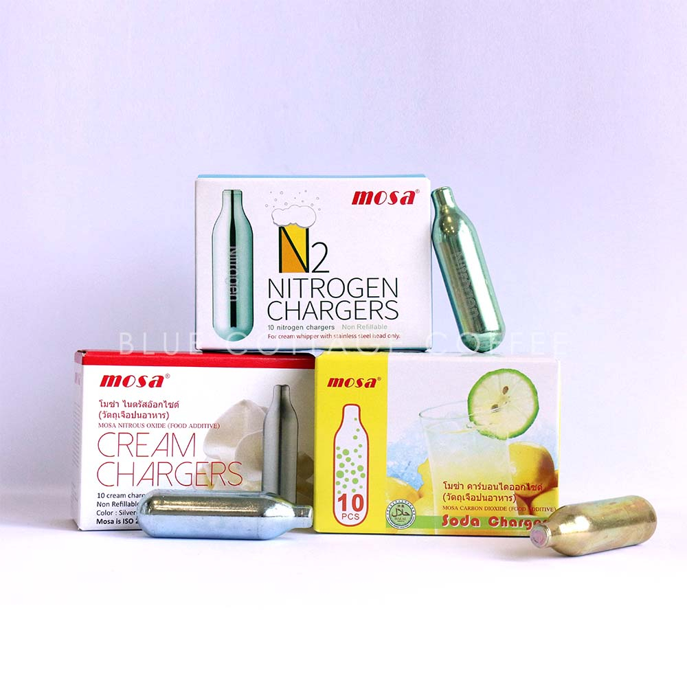 [Sarawak Distributor] (ORIGINAL) (COD ONLY) Mosa CO2, N2O, N2 Charger