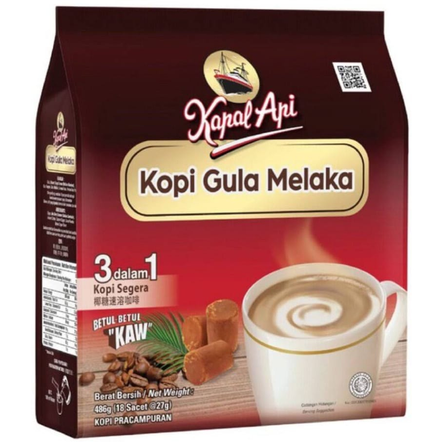 KAPAL API GULA MELAKA (3 IN 1) 18'S X 27G | Shopee Malaysia