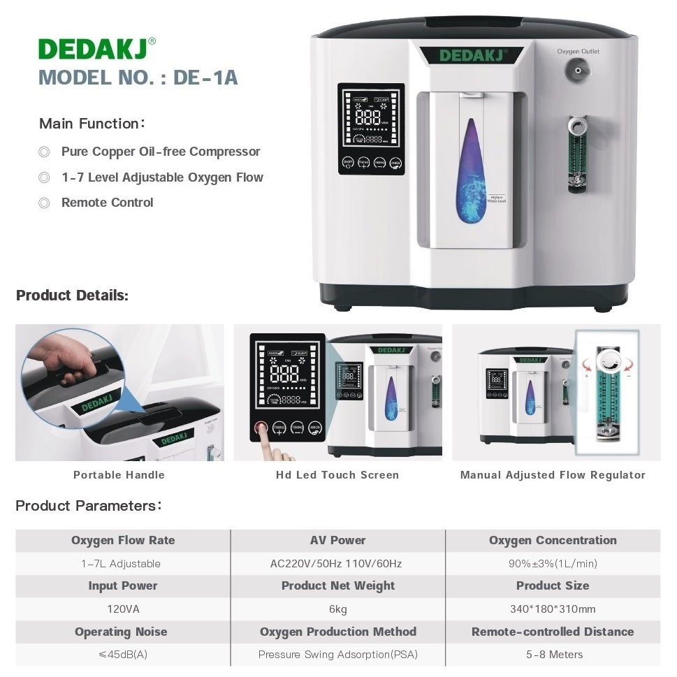 Dedakj German Oxygen Concentrator, EngHong Oxygen Concentrator, Dedakj