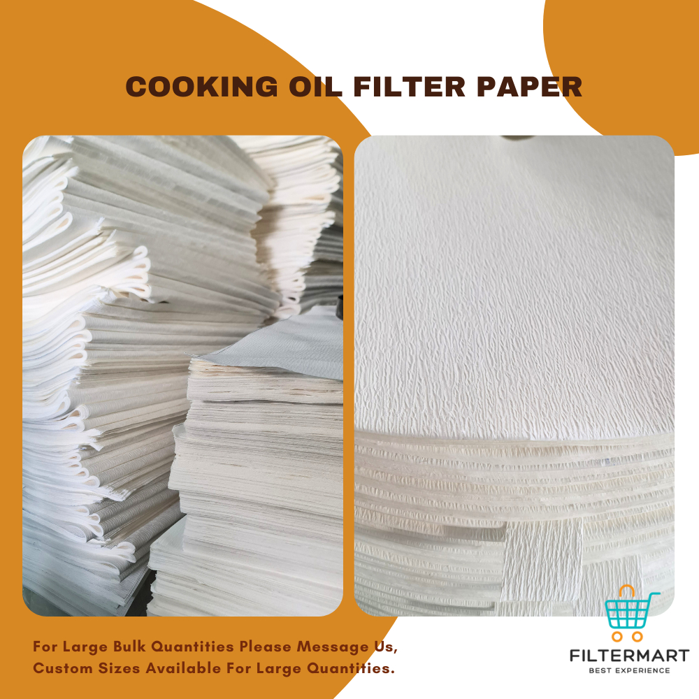 [READY STOCK] COOKING FRYING OIL FILTER PAPER, CREPE WOODEN PULP FILTER
