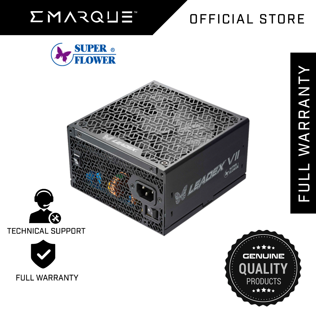 // Super Flower Leadex VII XG Gold Full Modular — 850W / 1000W / 1300W ...