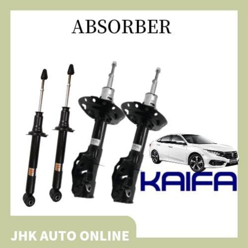 HONDA CIVIC FC TEA 1.5/1.8 ABSORBER FRONT&REAR KAIFA BRAND | Shopee ...