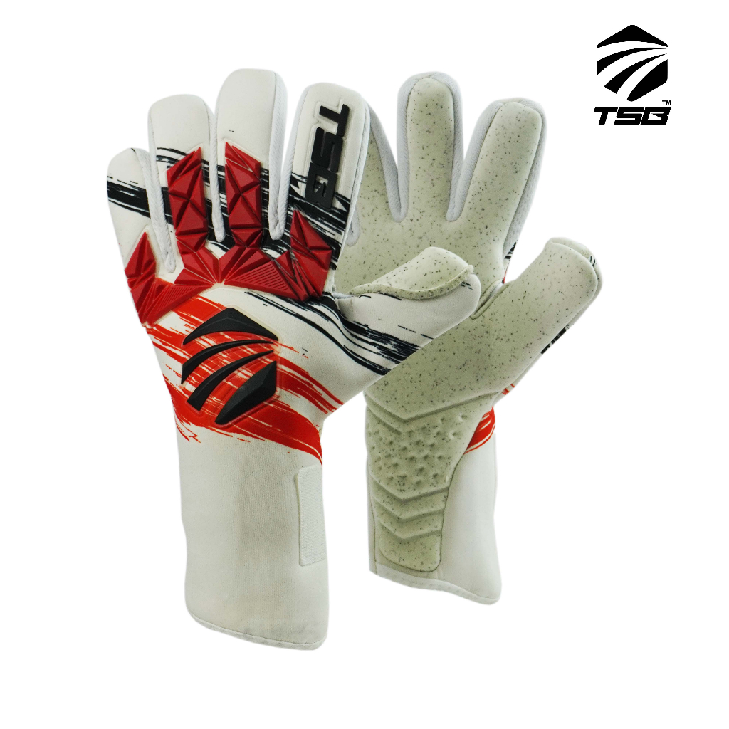 READY STOCK TSB Goalkeeper Glove Model Protector White Red Black Shopee Malaysia