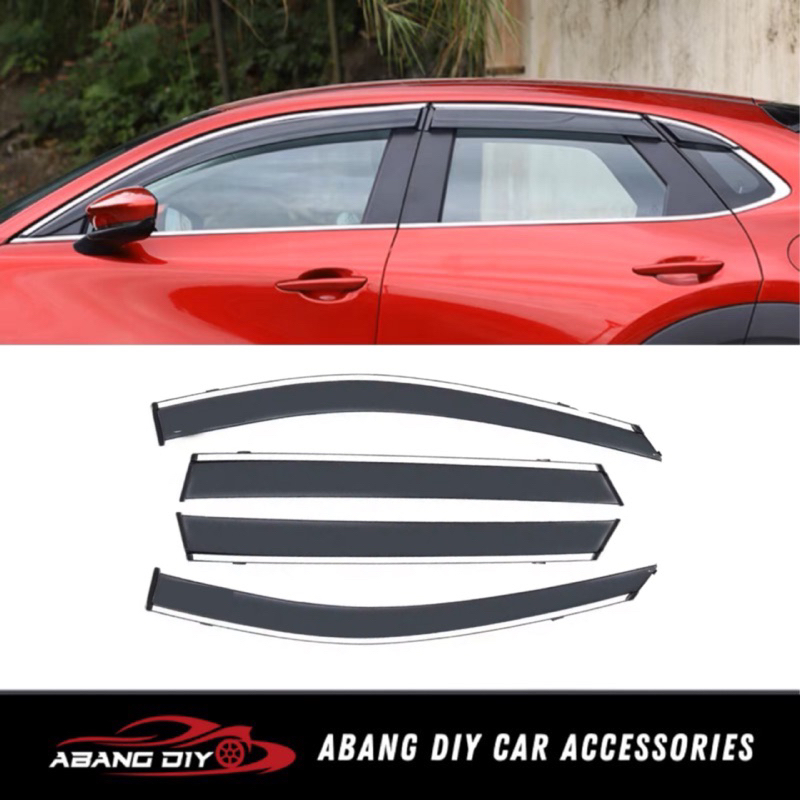 Mazda CX30 CX-30 Window Door Visor Wind Deflector Car Weather shield ...