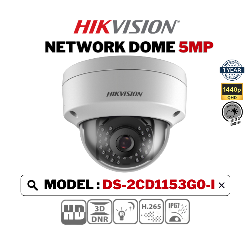 HIKVISION CCTV Network 6MP 5MP IR Fixed 1920 Full HD IP Camera DS ...