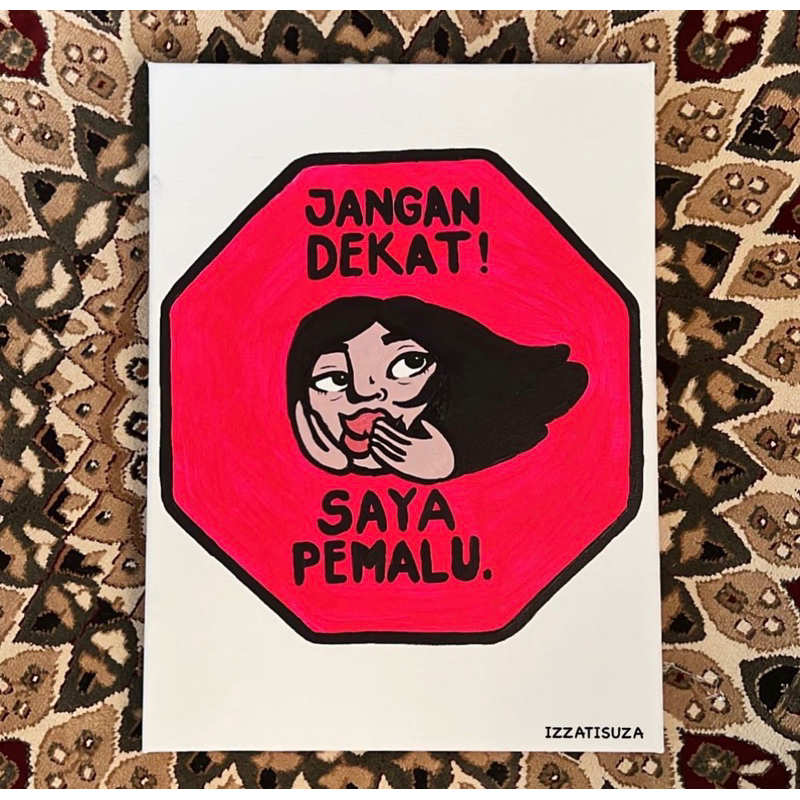 Jangan Dekat! Car Sticker | Shopee Malaysia