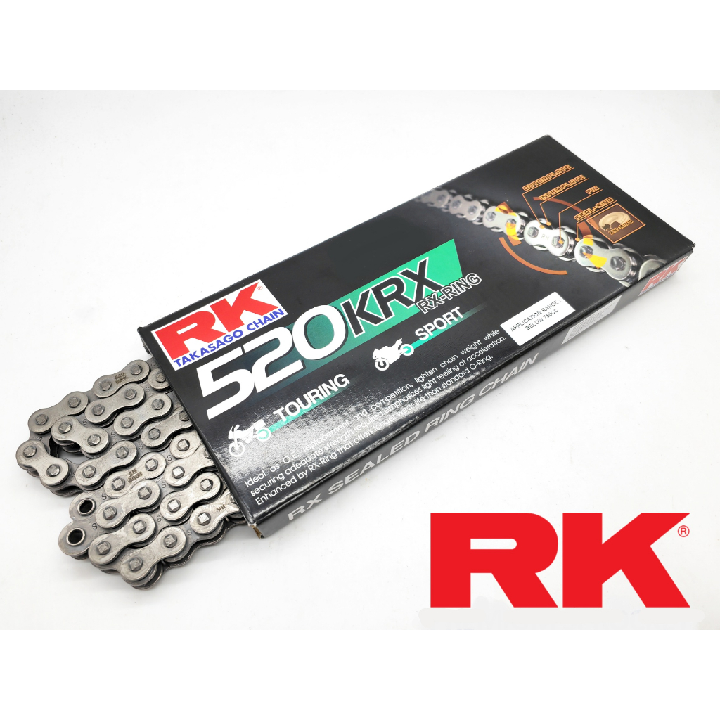 RK Sprocket Set Kawasaki Z800 RK 520 KRX X-Ring Black / Gold Chain