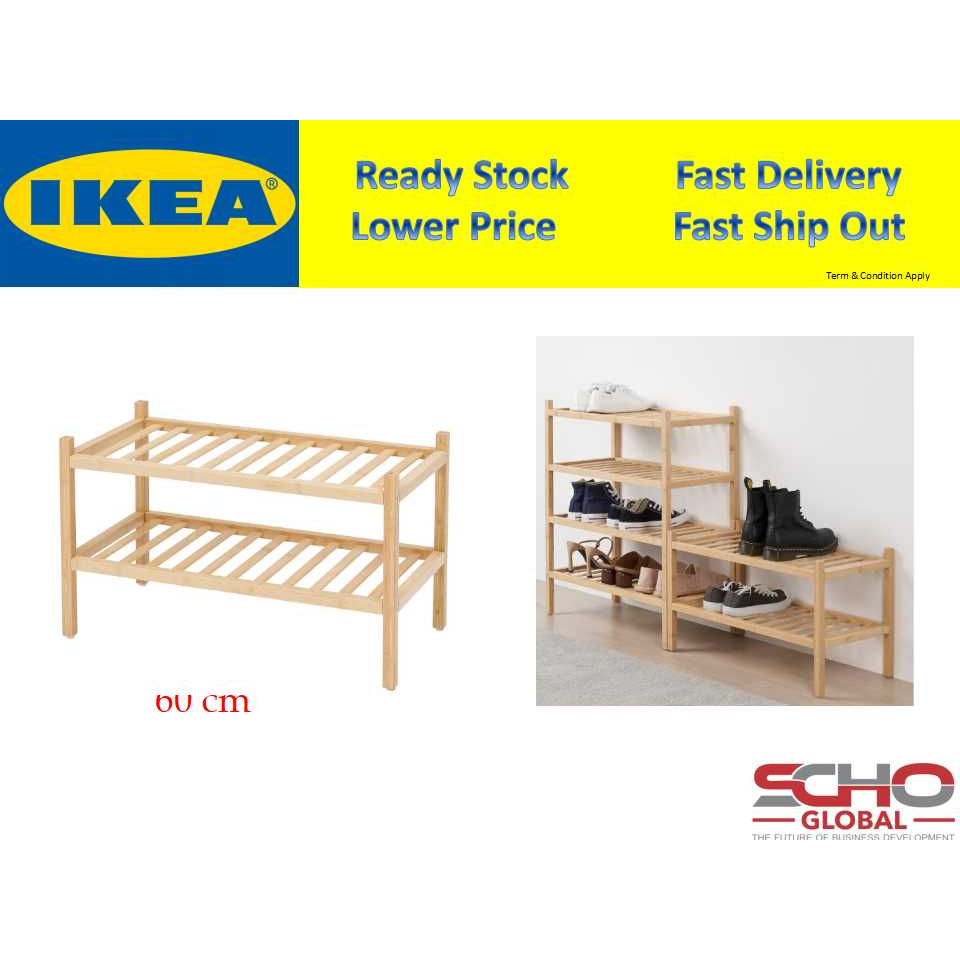 Bamboo shoe rack ikea sale