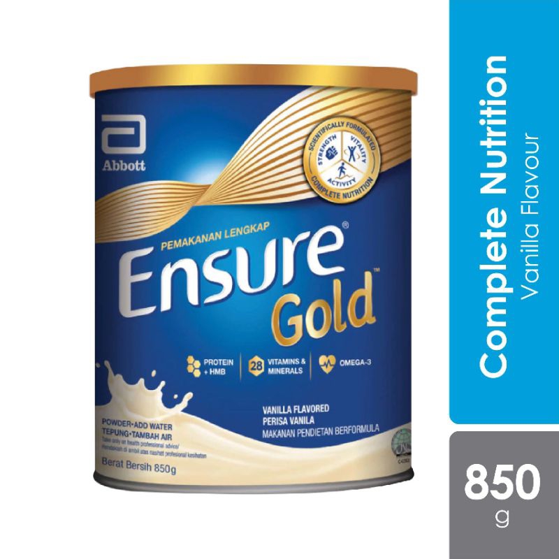 Ensure Gold Vanilla 850g | Shopee Malaysia