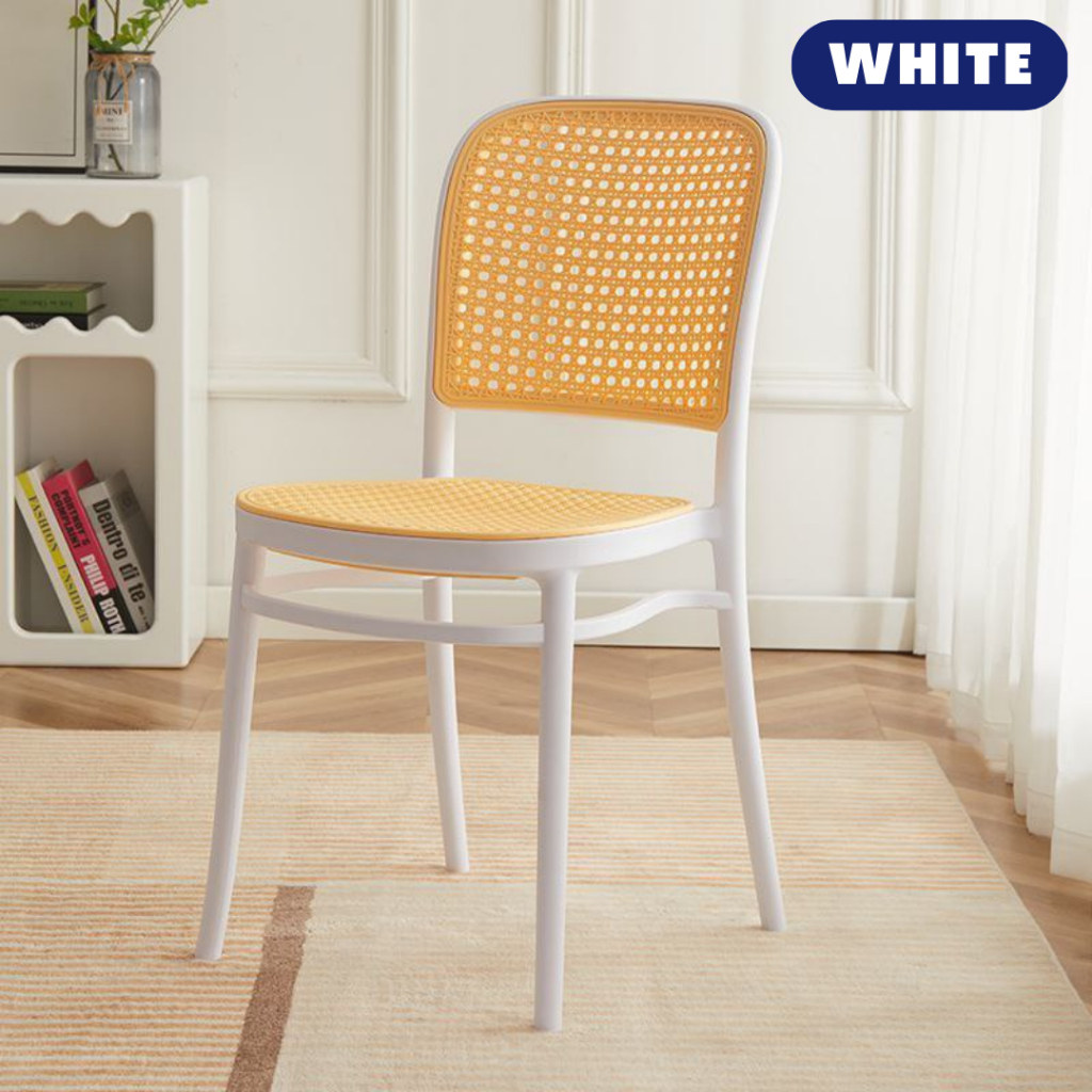 Monolife Nordic Rattan Chair PP Chair Plastic Chair Restaurant Dining