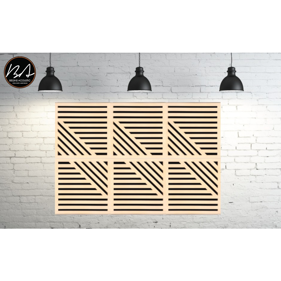 BAT Fiberakustic - Chevron Design Acoustic Panel | Soundproofing | Echo ...