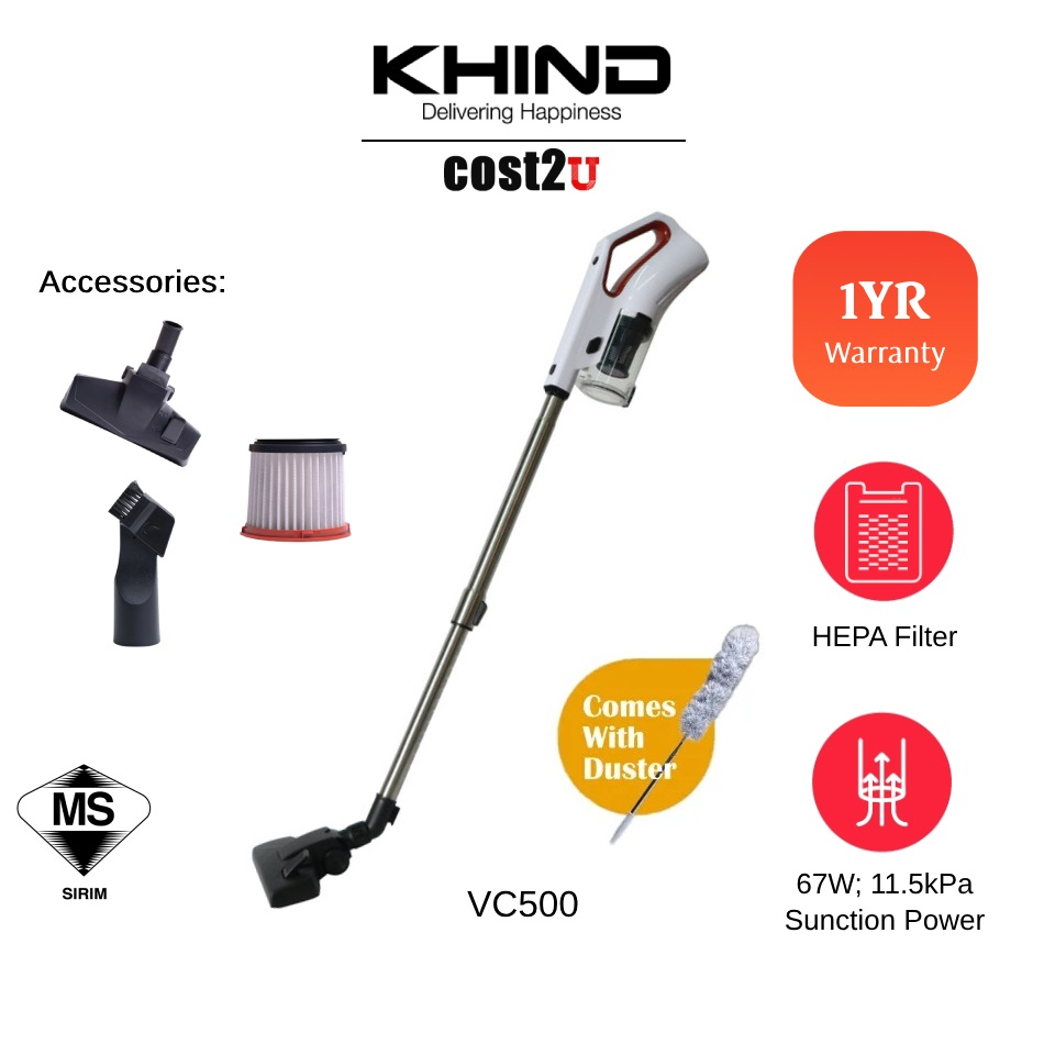 Pensonic 2In1 Corded Stick & Handheld Vacuum Cleaner PVC1003H